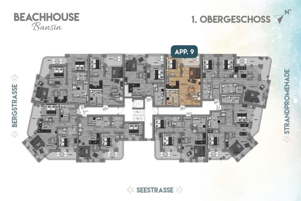Beachhouse Bansin App 09 Герінгсдорф Екстер'єр фото